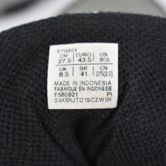 Asics Gel Venture 8 Men's Size 9 1/2 Color Grey/Orange Gently Used has flaws - Picture 8 of 10